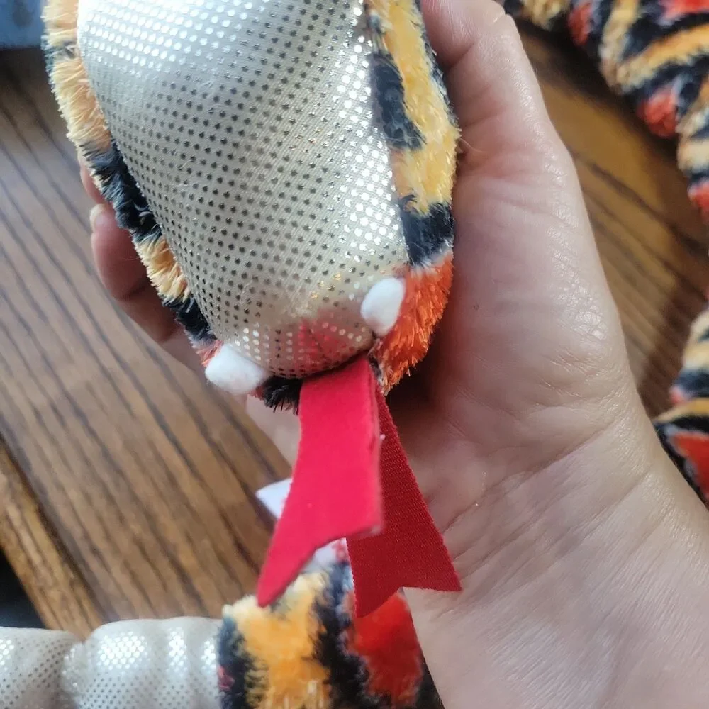 Lot of 2 Stuffed Plush Rattle snakes Aurora Copperhead & Wild Republic Blue Rock